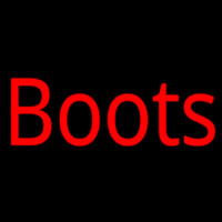 Red Boots Leuchtreklame
