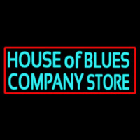 Red Border House Of Blues Company Store Leuchtreklame