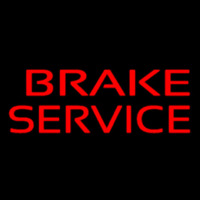 Red Brake Service Leuchtreklame