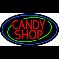 Red Candy Shop Leuchtreklame