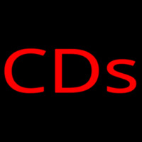 Red Cds Leuchtreklame