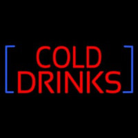 Red Cold Drinks Leuchtreklame
