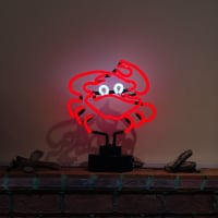 Red Crab Desktop Leuchtreklame