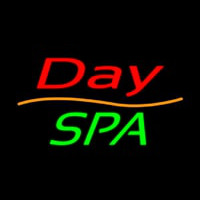 Red Day Spa Green Leuchtreklame