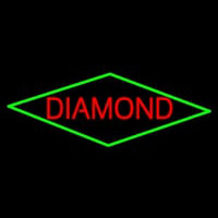 Red Diamond Block Leuchtreklame