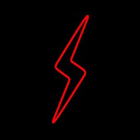 Red Flash Leuchtreklame
