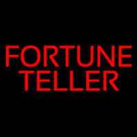 Red Fortune Teller Leuchtreklame