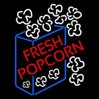 Red Fresh Popcorn Leuchtreklame