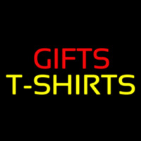 Red Gifts Yellow Tshirts Leuchtreklame
