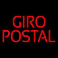 Red Giro Postal Leuchtreklame