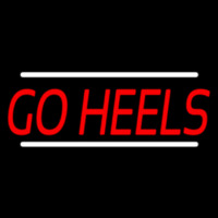 Red Go Heels Leuchtreklame