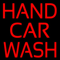 Red Hand Car Wash Leuchtreklame