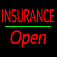 Red Insurance Open Green Line Leuchtreklame