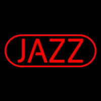 Red Jazz Block Leuchtreklame