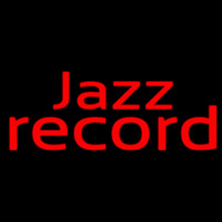 Red Jazz Record 1 Leuchtreklame