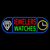 Red Jewelers Green Watches Leuchtreklame