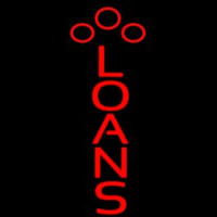 Red Loans Leuchtreklame