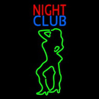 Red Night Club Girls Leuchtreklame