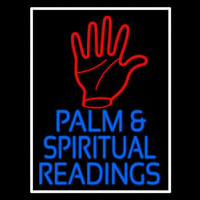 Red Palm And Blue Palm And Spiritual Readings Leuchtreklame