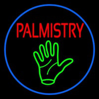 Red Palmistry Leuchtreklame