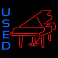 Red Piano Logo Blue Used 1 Leuchtreklame