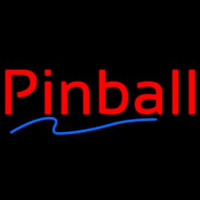 Red Pinball Blue Line Leuchtreklame