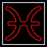 Red Pisces Leuchtreklame