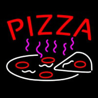 Red Pizza Logo Leuchtreklame