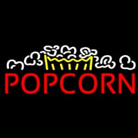 Red Popcorn Logo Leuchtreklame