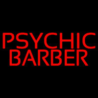 Red Psychic Barber Leuchtreklame