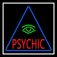 Red Psychic Green Eye Leuchtreklame