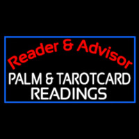 Red Reader And Advisor White Palm And Tarot Card Readings Leuchtreklame