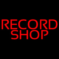 Red Record Shop Block 1 Leuchtreklame