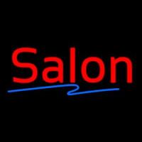 Red Salon Blue Line Leuchtreklame