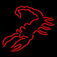 Red Scorpion Logo Leuchtreklame