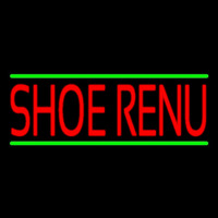 Red Shoe Renu Green Line Leuchtreklame