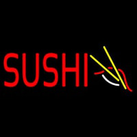 Red Sushi Logo Leuchtreklame