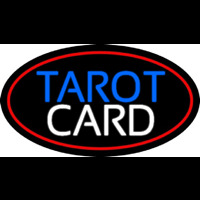 Red Tarot Card Leuchtreklame