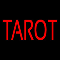 Red Tarot Leuchtreklame