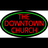 Red The Downtown Church Leuchtreklame