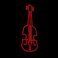 Red Violin Logo 1 Leuchtreklame