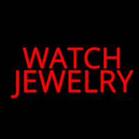 Red Watch Jewelry Leuchtreklame