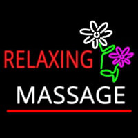 Rela ing Massage Leuchtreklame