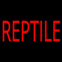 Reptile Block Leuchtreklame