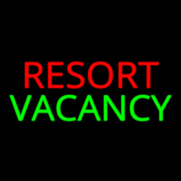 Resort Vacancy 2 Leuchtreklame