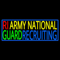 Ri Army National Guard Recruiting Leuchtreklame