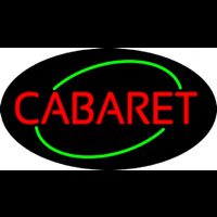 Round Cabaret Leuchtreklame