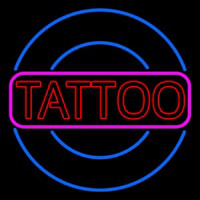 Round Tattoo Leuchtreklame