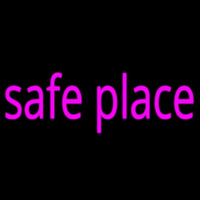 Safe Place Leuchtreklame