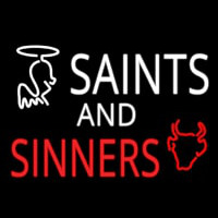 Saints And Sinners Leuchtreklame